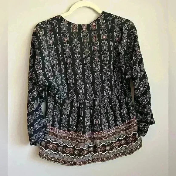 Madewell Silk Bohème Popover Shirt in Burnished Floral Women’s XS - Picture 4 of 4